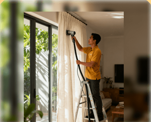 Curtain cleaning service in Singapore